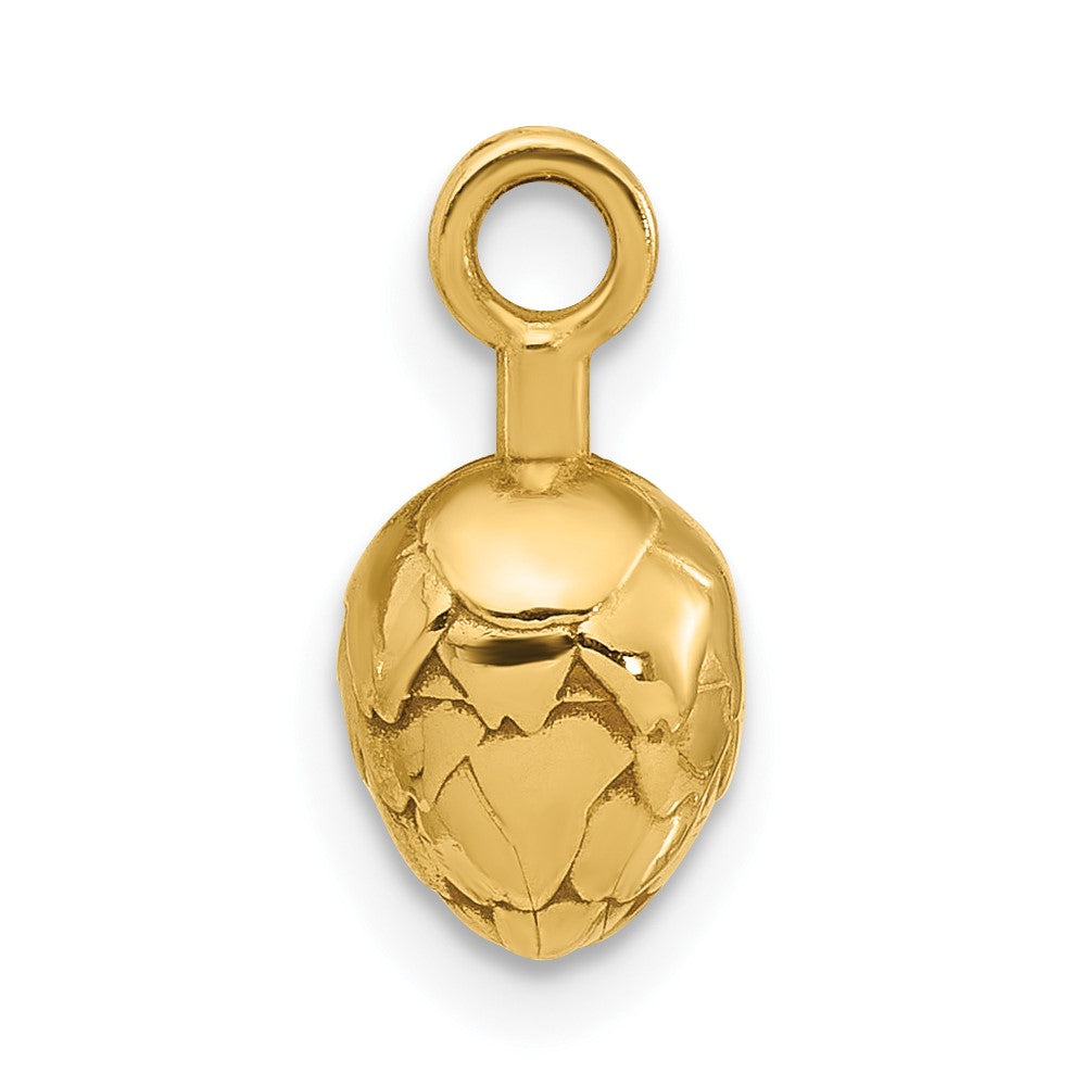 14K Yellow Gold Fancy Artichoke Charm