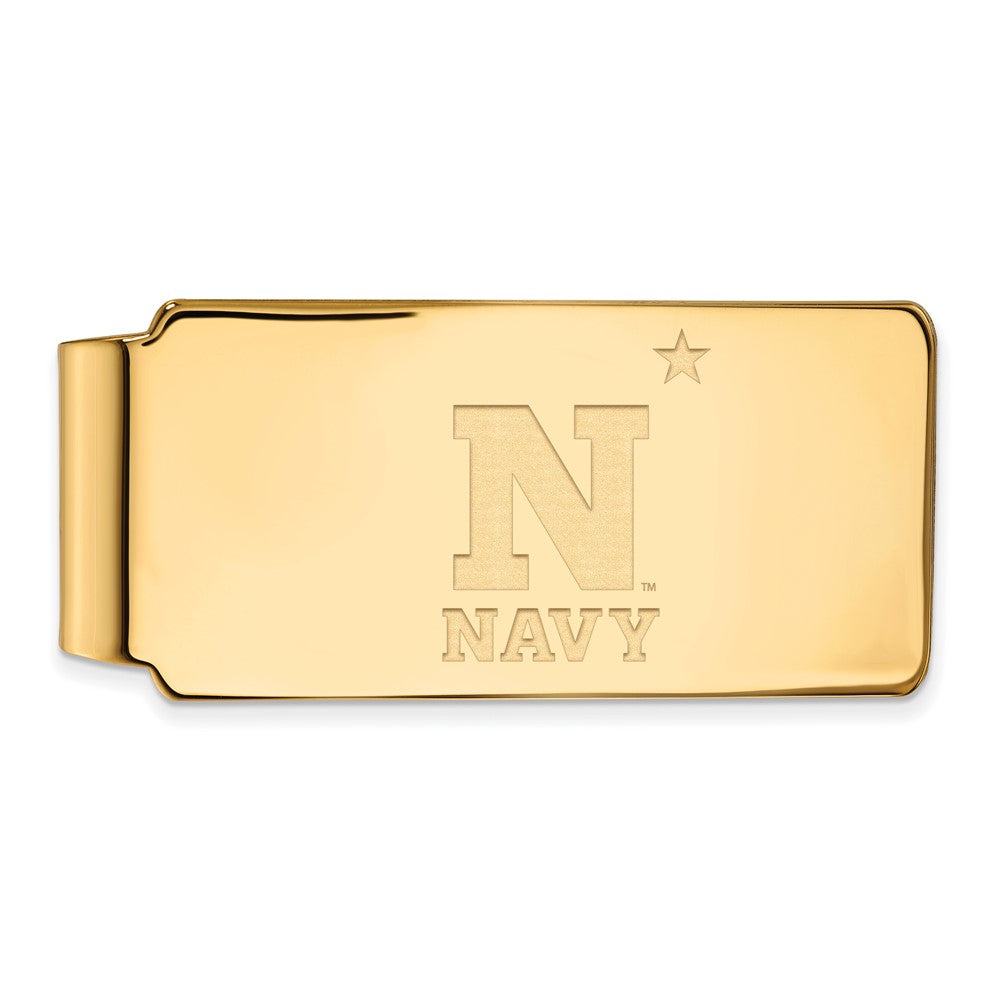 10K Yellow Gold Gold LogoArt US Naval Academy Money Clip