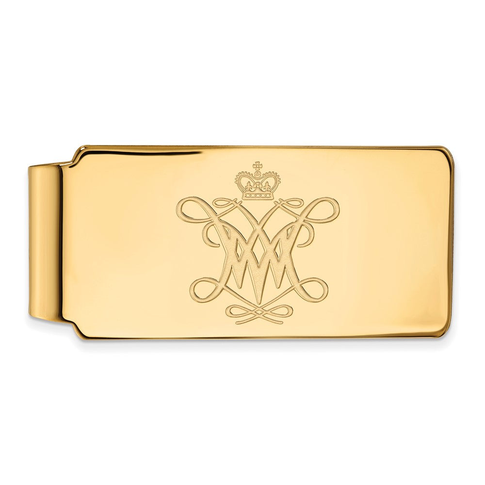 14K Yellow Gold Gold LogoArt College of William and Mary Money Clip
