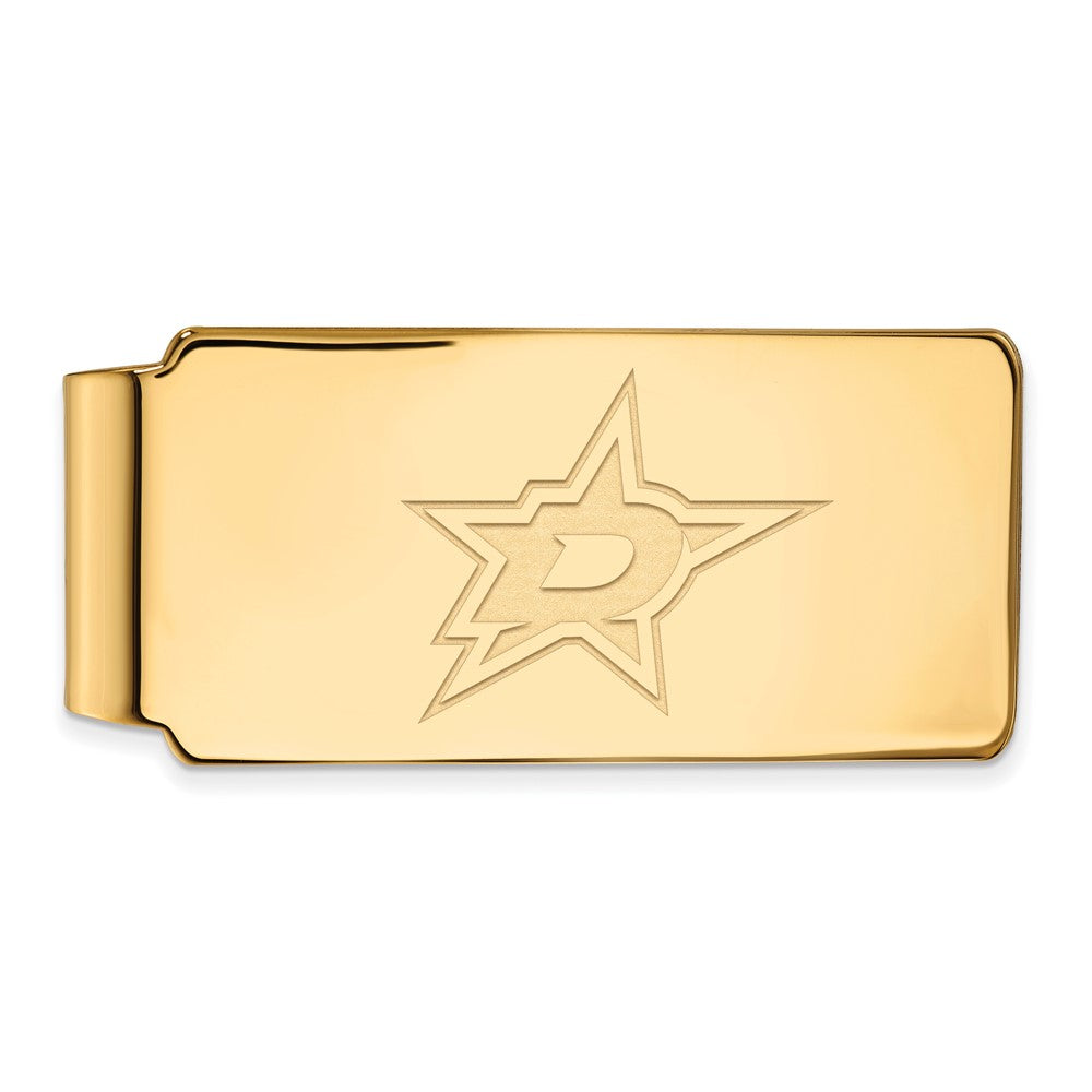 10K Yellow Gold Gold NHL LogoArt Dallas Stars Money Clip
