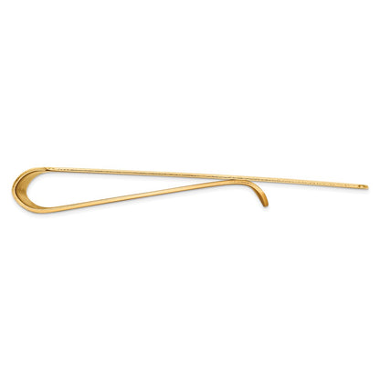 14K Yellow Gold Men's Polished Money Clip
