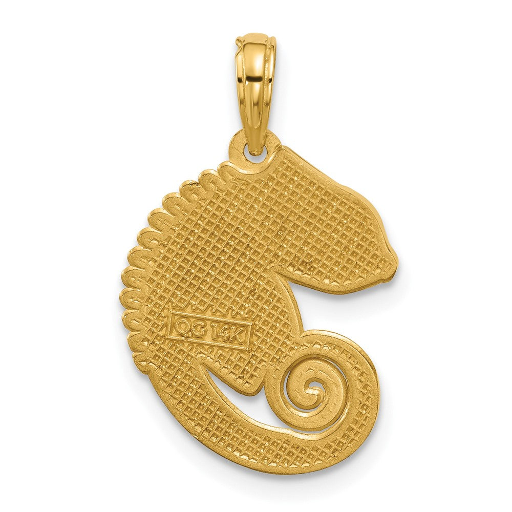 14K Yellow Gold Polished Chameleon Pendant