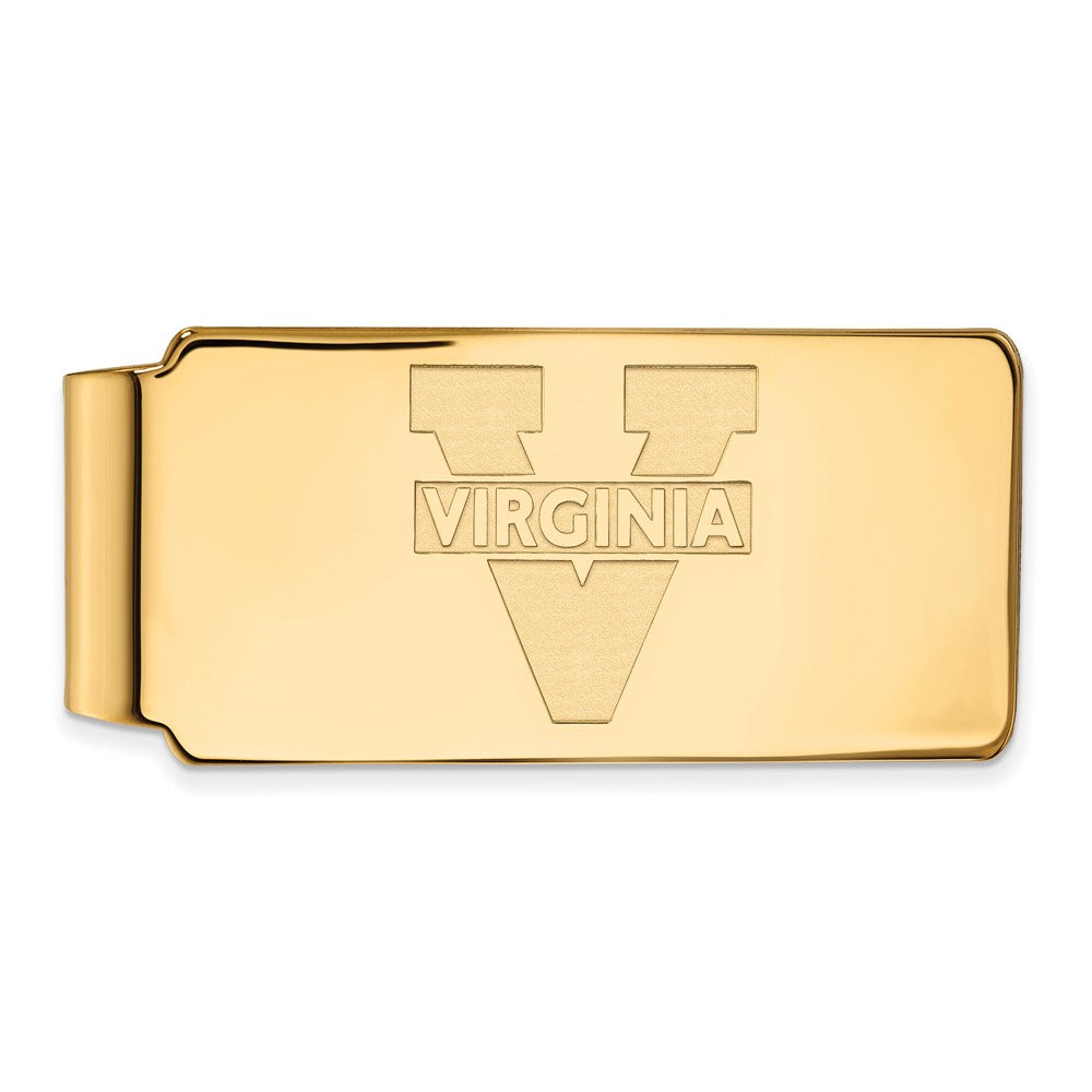 14K Yellow Gold Gold LogoArt University of Virginia Money Clip
