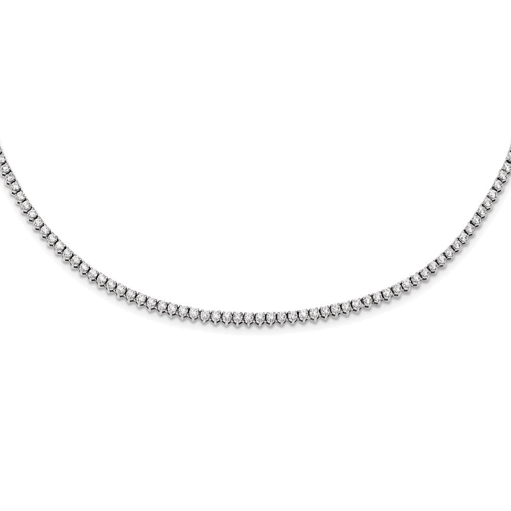 14K White Gold AA Diamond 20in Necklace
