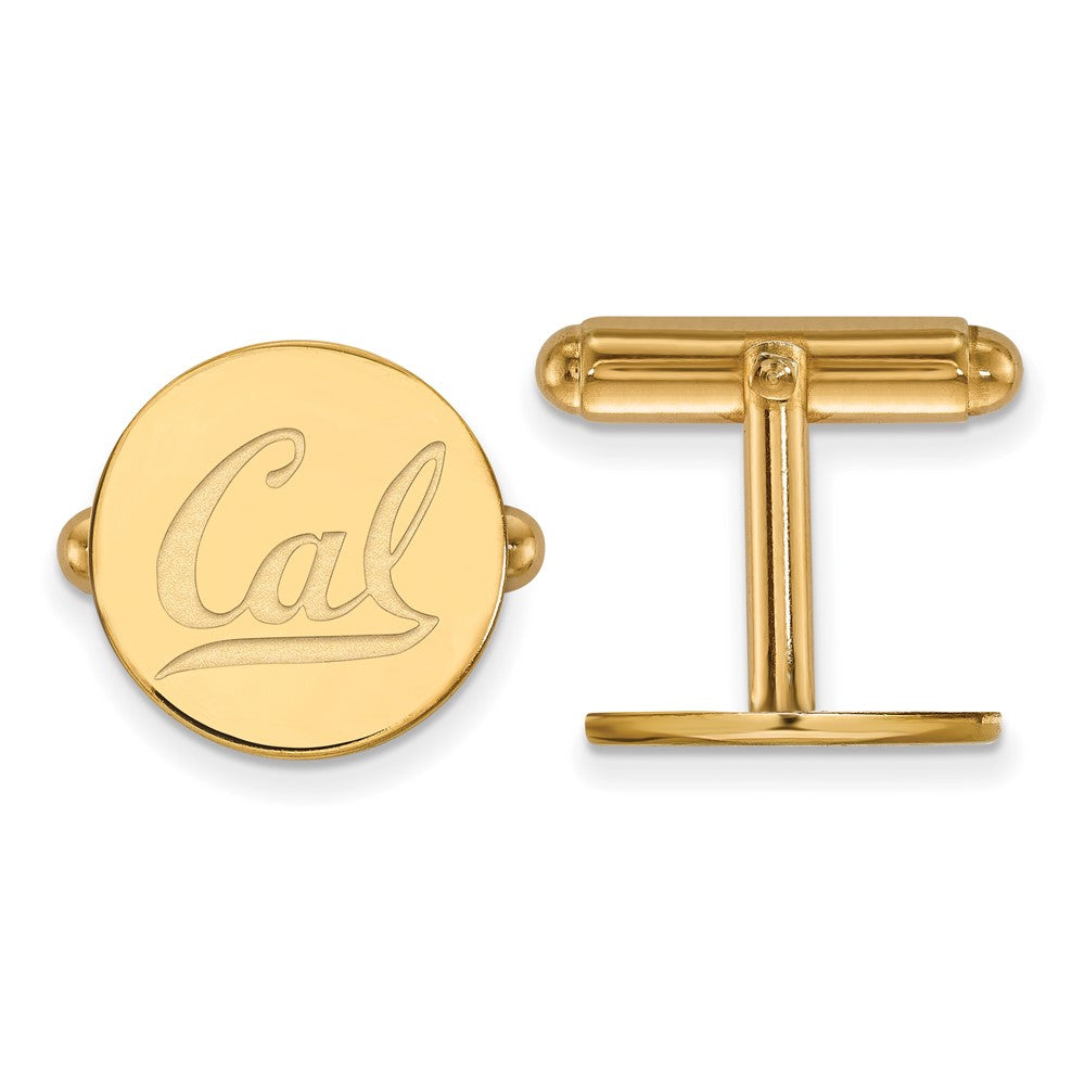 14K Yellow Gold Gold LogoArt University of California Berkeley Cuff Links