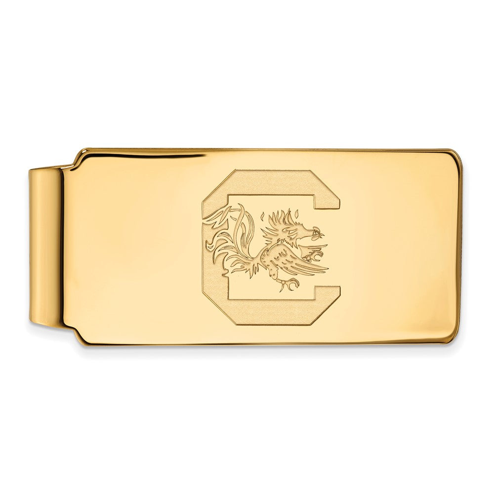 14K Yellow Gold Gold LogoArt University of South Carolina Money Clip