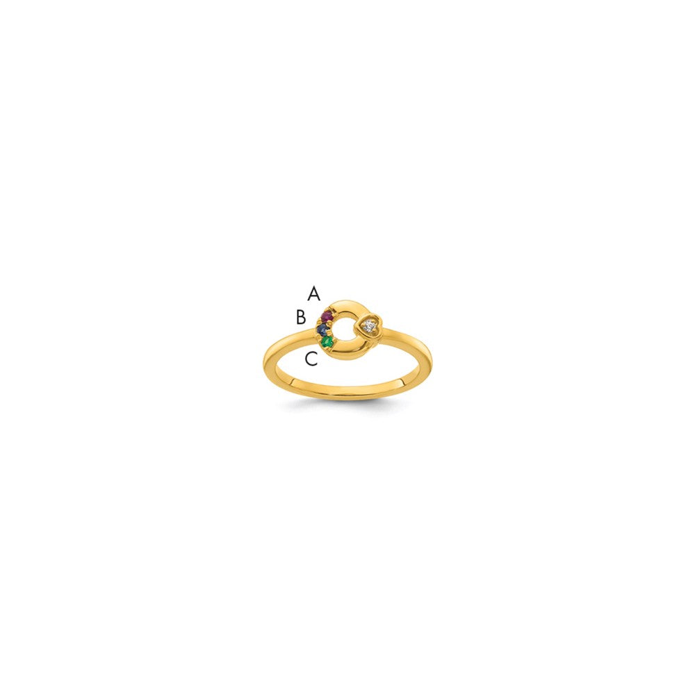 14K White Gold 11-Stone Real Diamond Channel Band