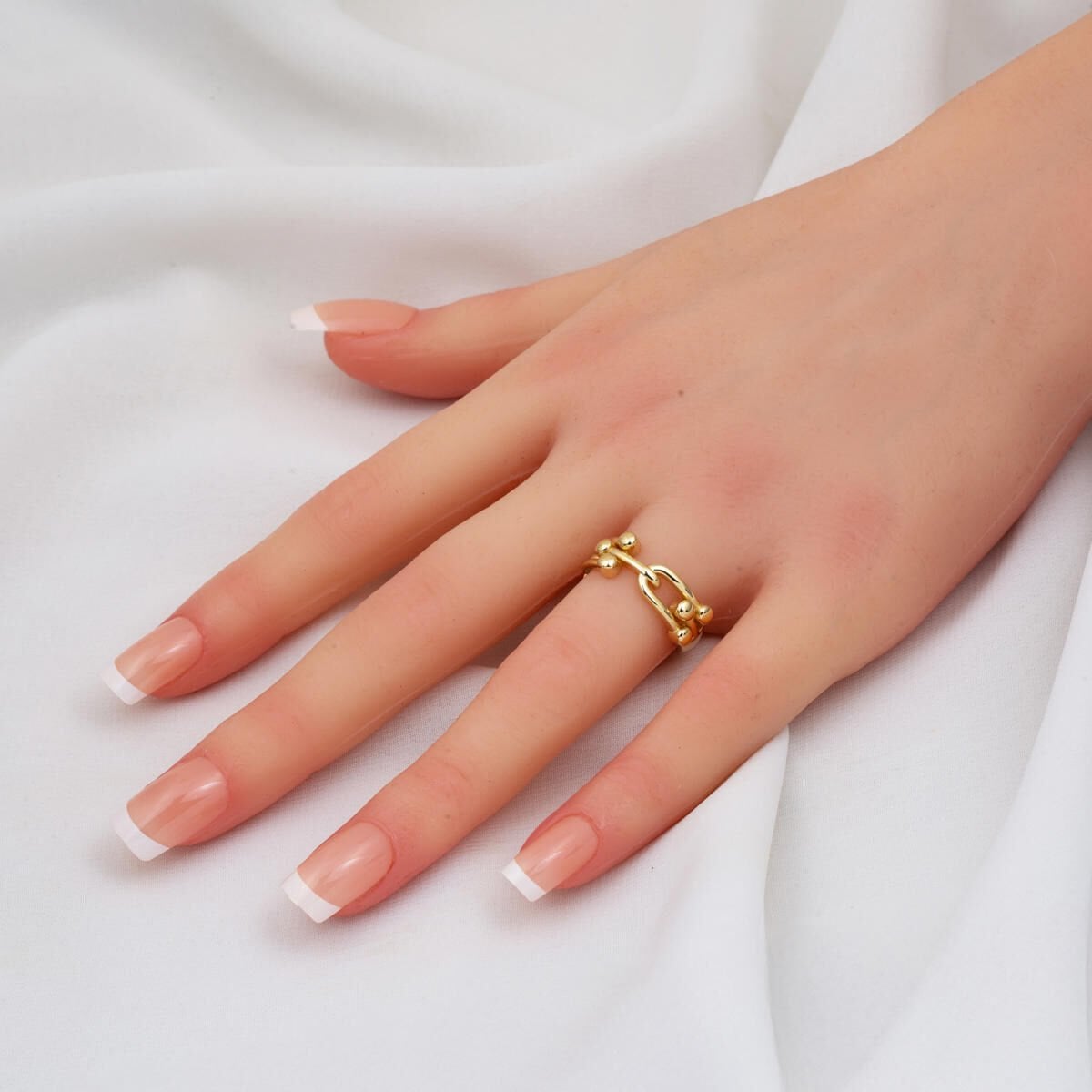14K Yellow Gold Designer Inspired Women's Ring