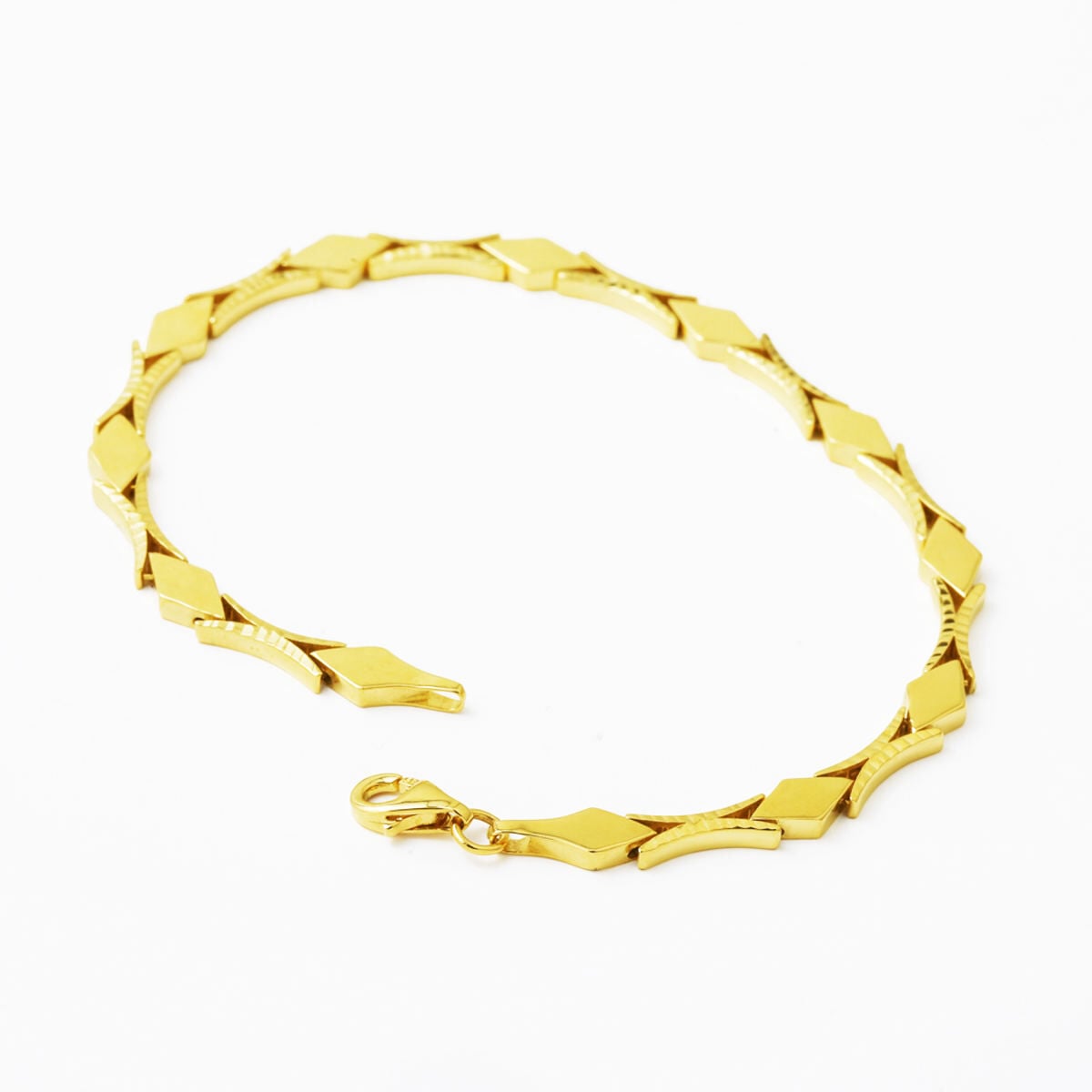 14K Yellow Gold Rhythm Bracelet