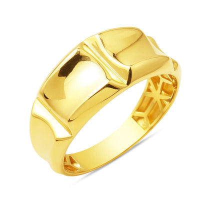 14K Yellow Gold Simple Ring
