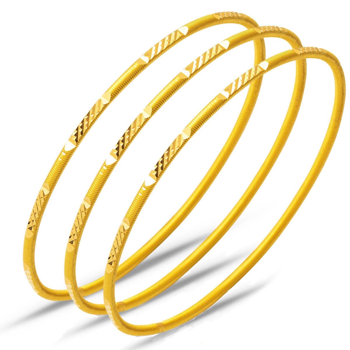 22K Yellow Gold Star Ajda Bangle