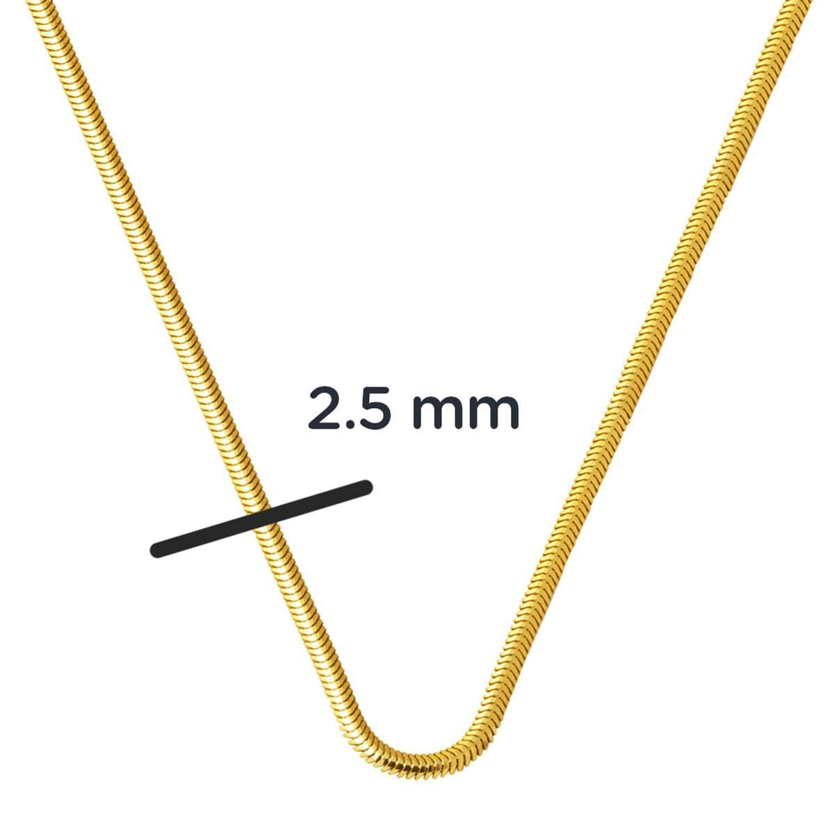 14K Yellow Gold Herringbone Chain