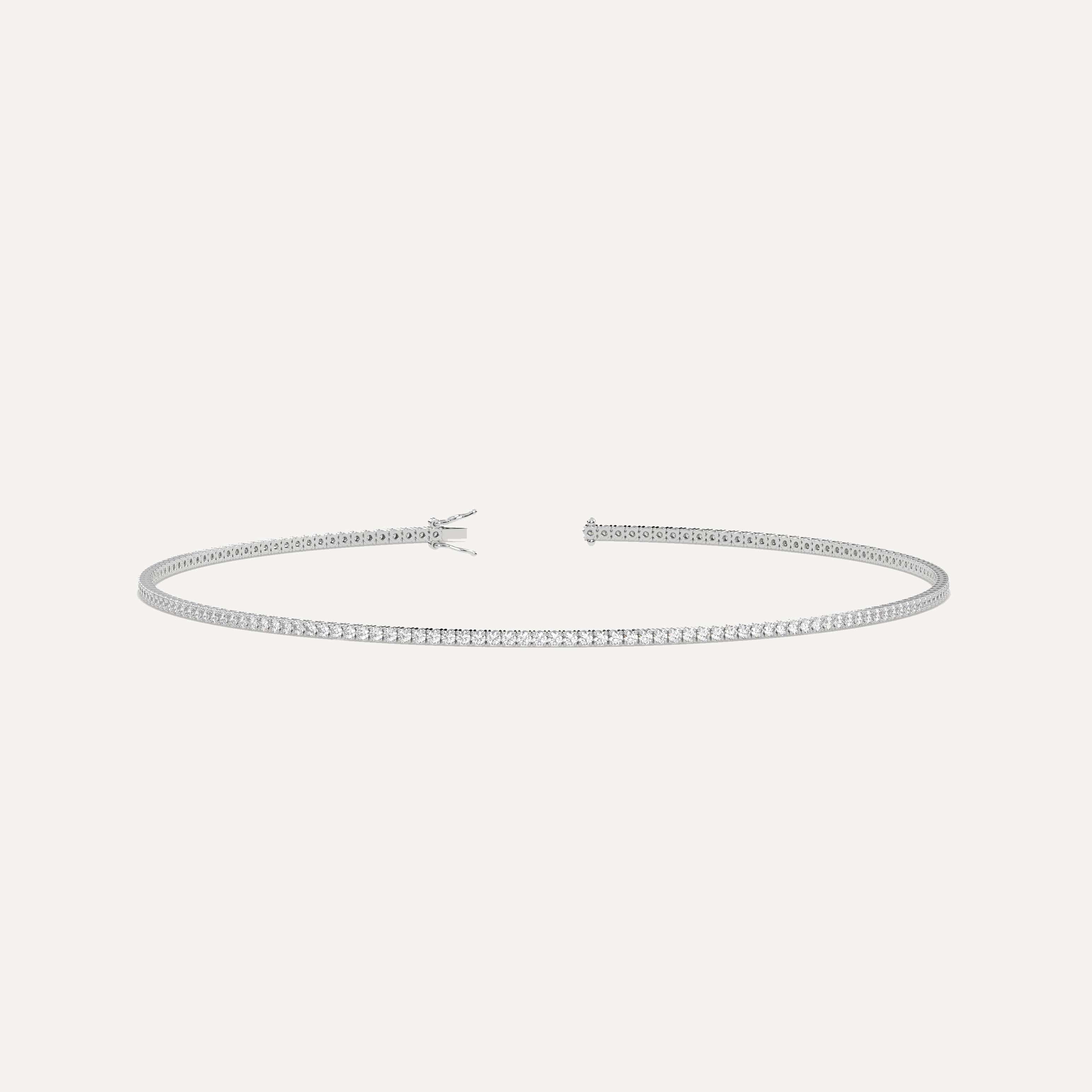 Diamond Tennis Anklet for Women | 14K Gold Natural Diamonds