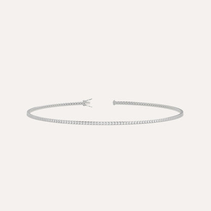Diamond Tennis Anklet for Women | 14K Gold Natural Diamonds