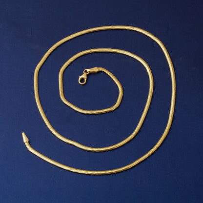 14K Yellow Gold Herringbone Chain