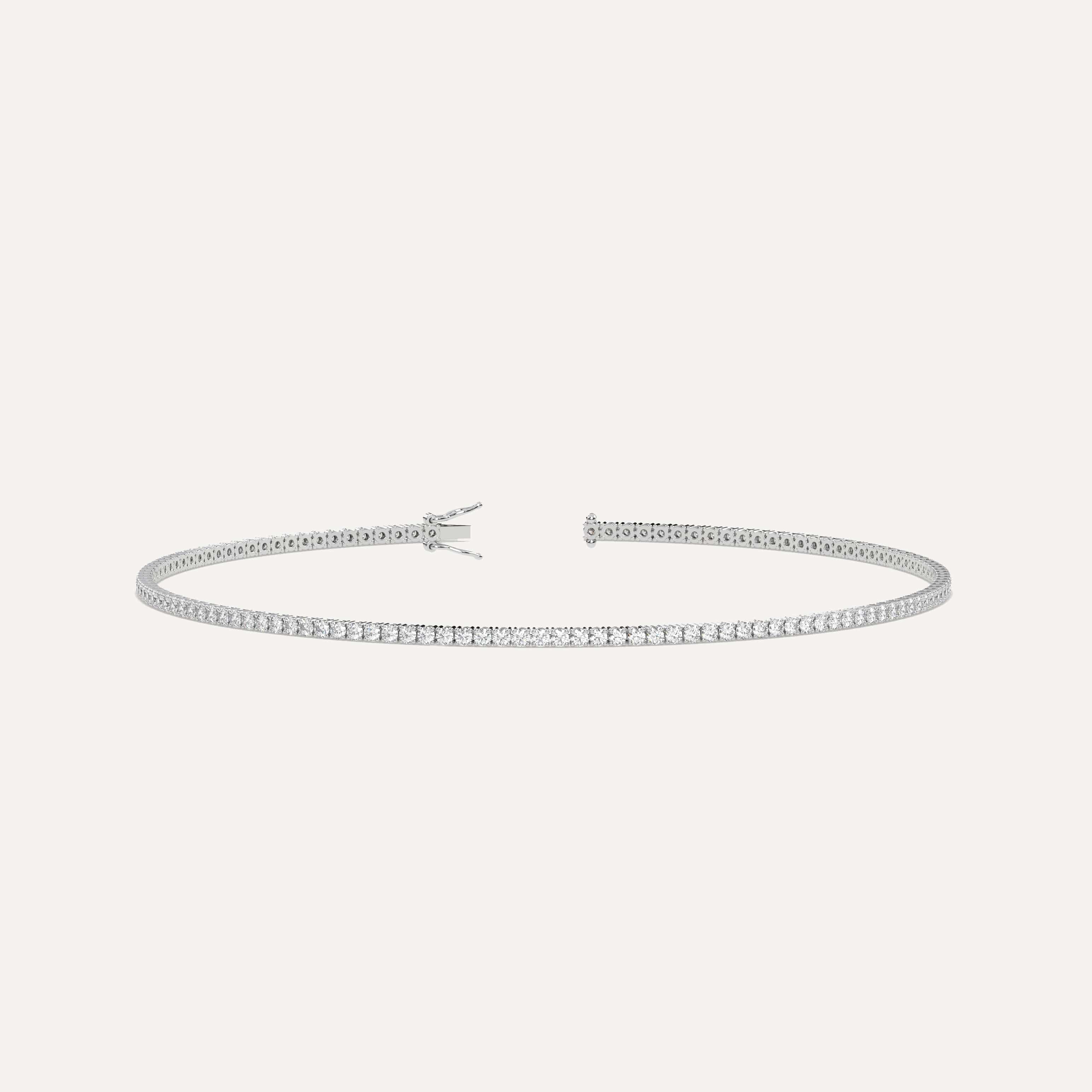 Diamond Tennis Anklet for Women | 14K Gold Natural Diamonds