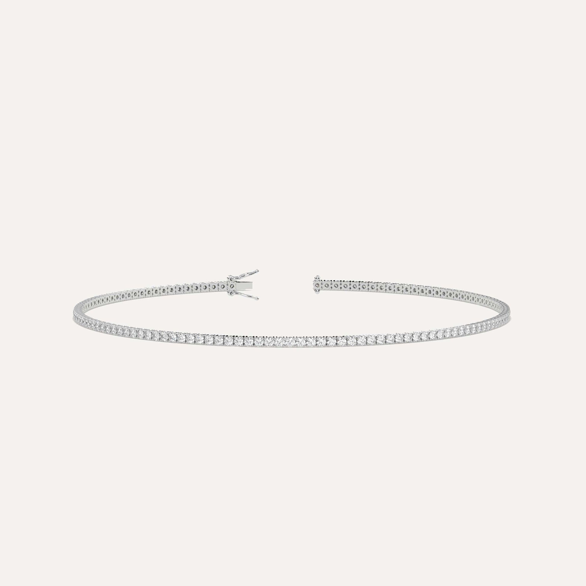 Diamond Tennis Anklet for Women | 14K Gold Natural Diamonds