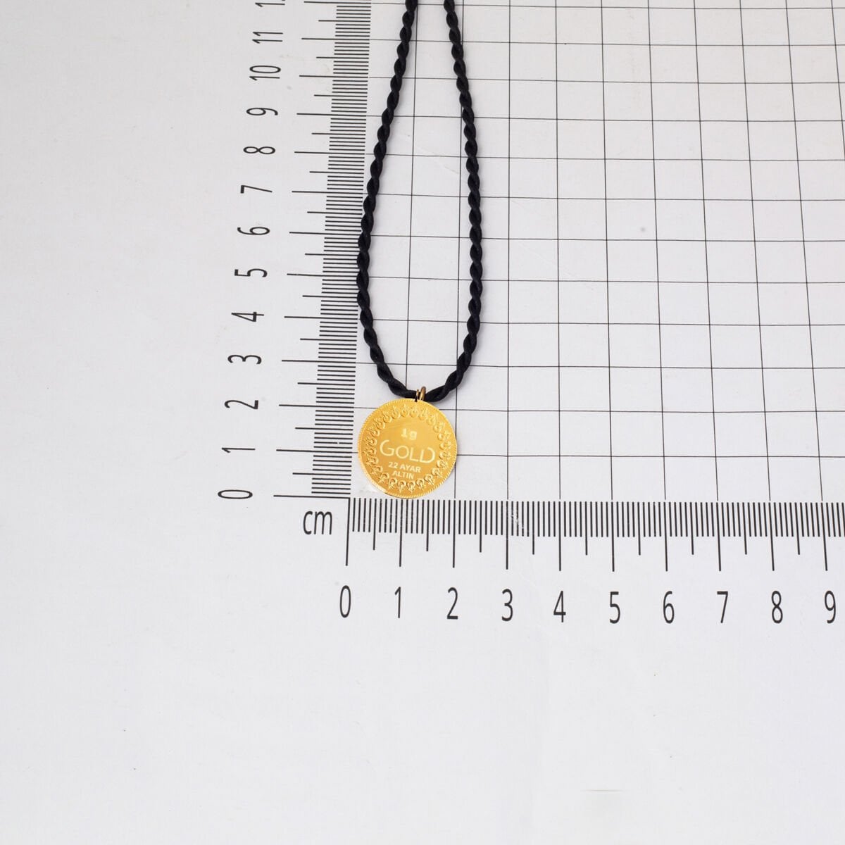 22K Yellow Gold 1 Gram Coin