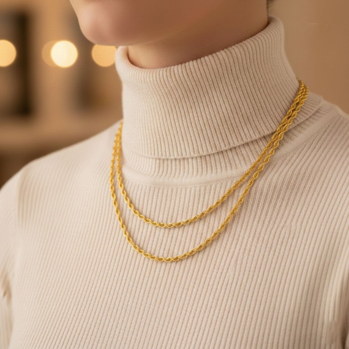 22K Yellow Gold 1 Meter Layering Chain (12.96 g)