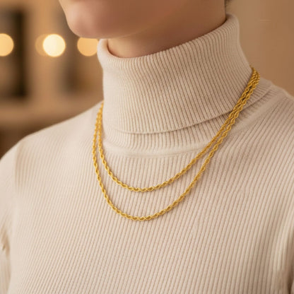22K Yellow Gold 1 Meter Layering Chain (12.96 g)