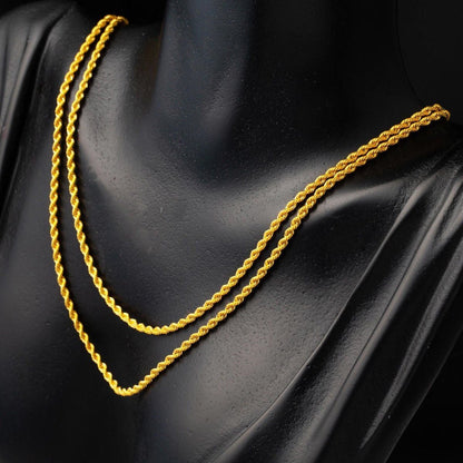 22K Yellow Gold 1 Meter Layering Chain (12.96 g)