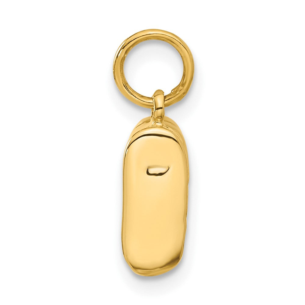 10K Yellow Gold Single Baby Shoe Charm