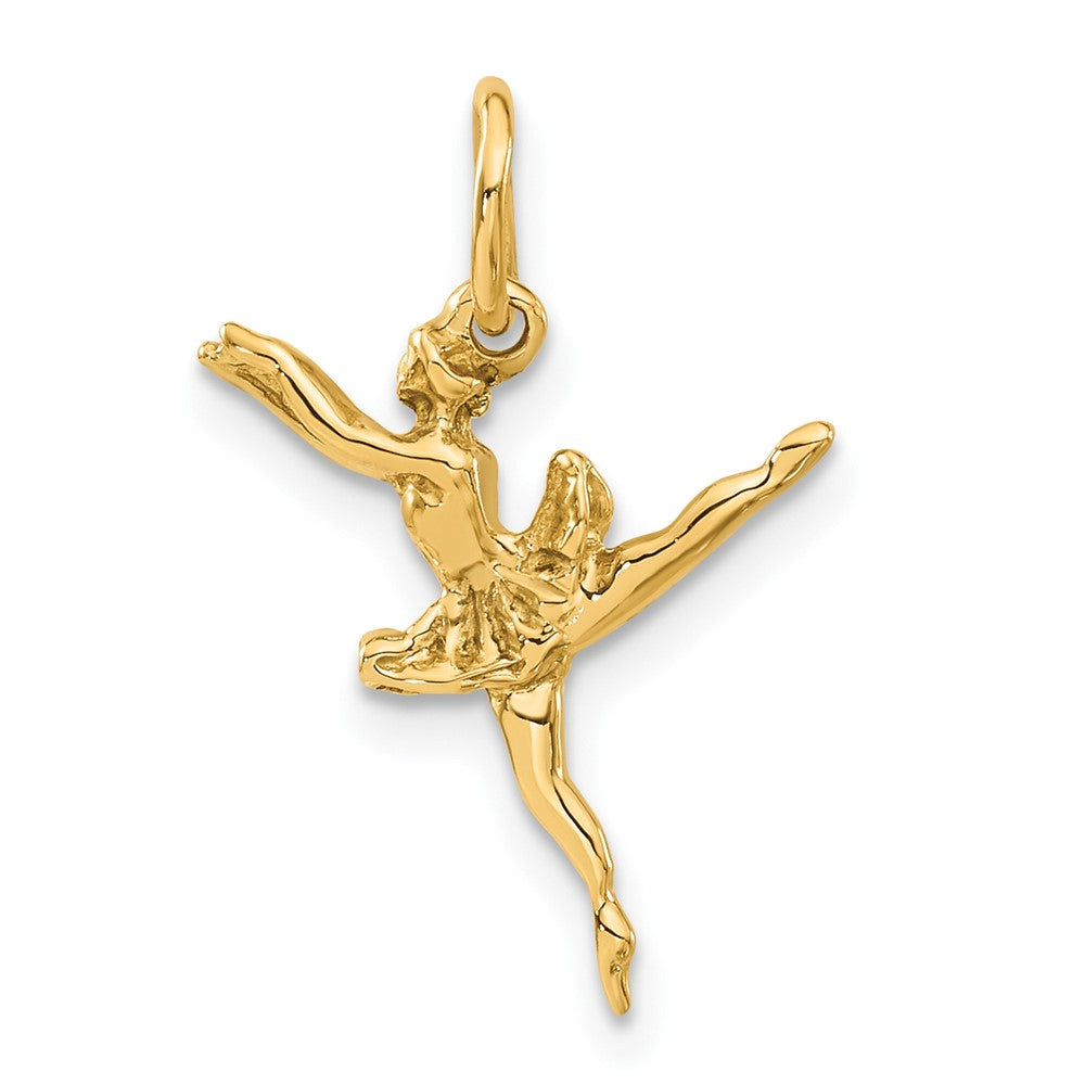 10K Yellow Gold Ballerina Charm