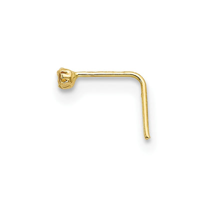 10K Yellow Gold 1.5mm Set Of 3 Cz Nose Studs