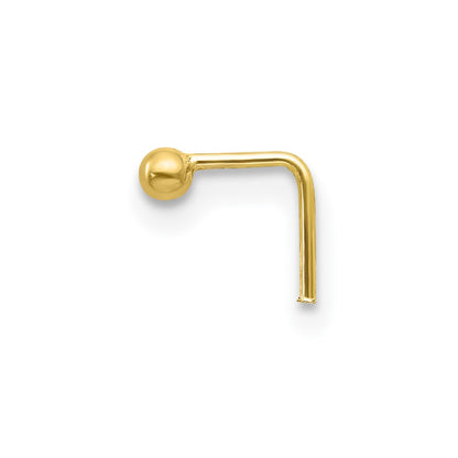 10K Yellow Gold Set Of 3 Cz Nose Studs