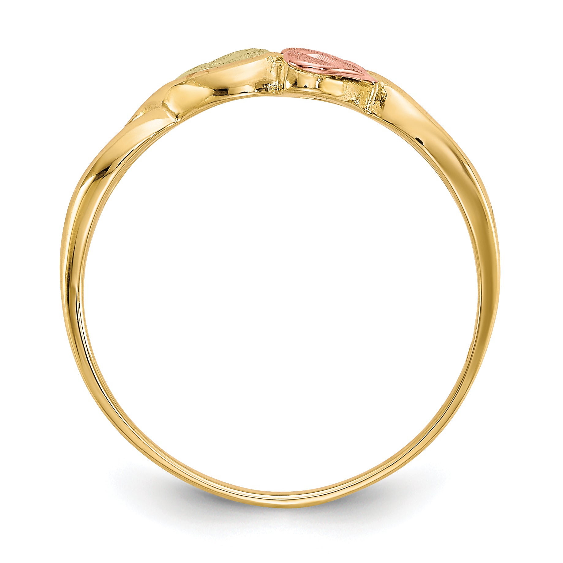10K Tri Color Tri-Color Black Hills Gold Ring