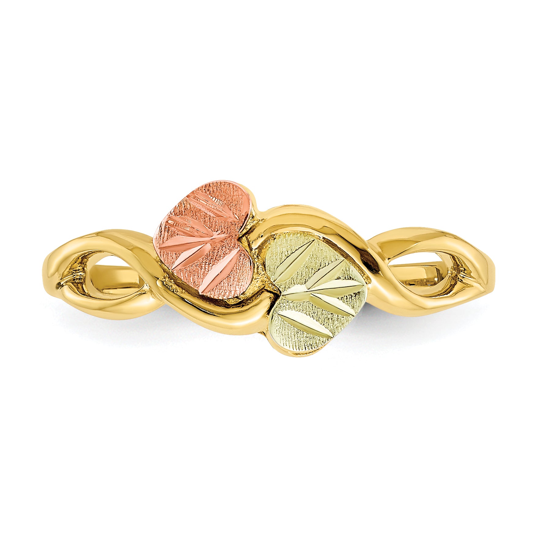 10K Tri Color Tri-Color Black Hills Gold Ring