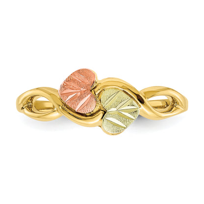 10K Tri Color Tri-Color Black Hills Gold Ring