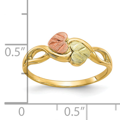 10K Tri Color Tri-Color Black Hills Gold Ring