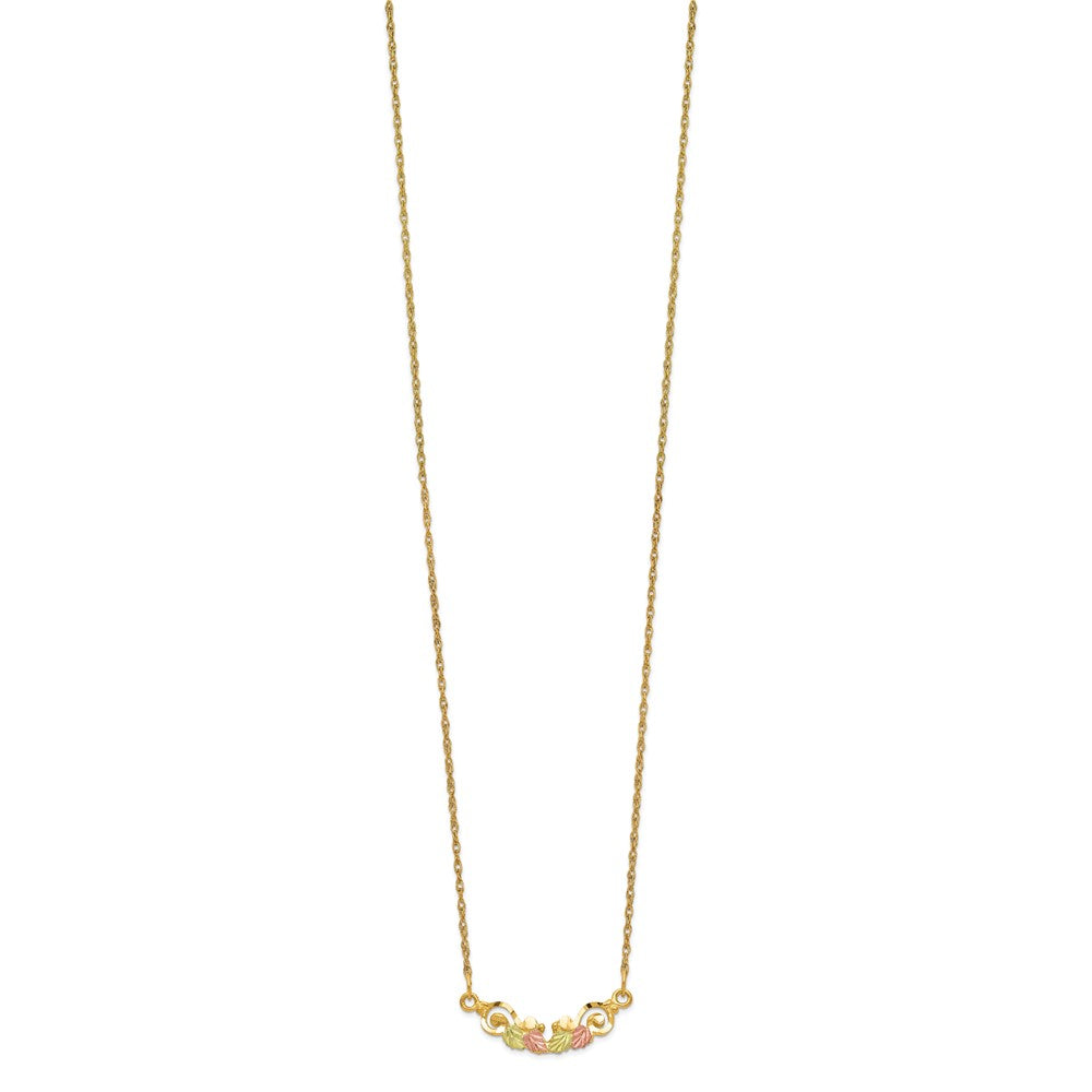 10k Tri Color Tri-color Black Hills Gold Necklace