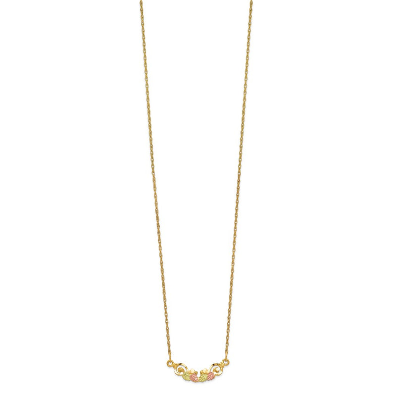 10k Tri Color Tri-color Black Hills Gold Necklace
