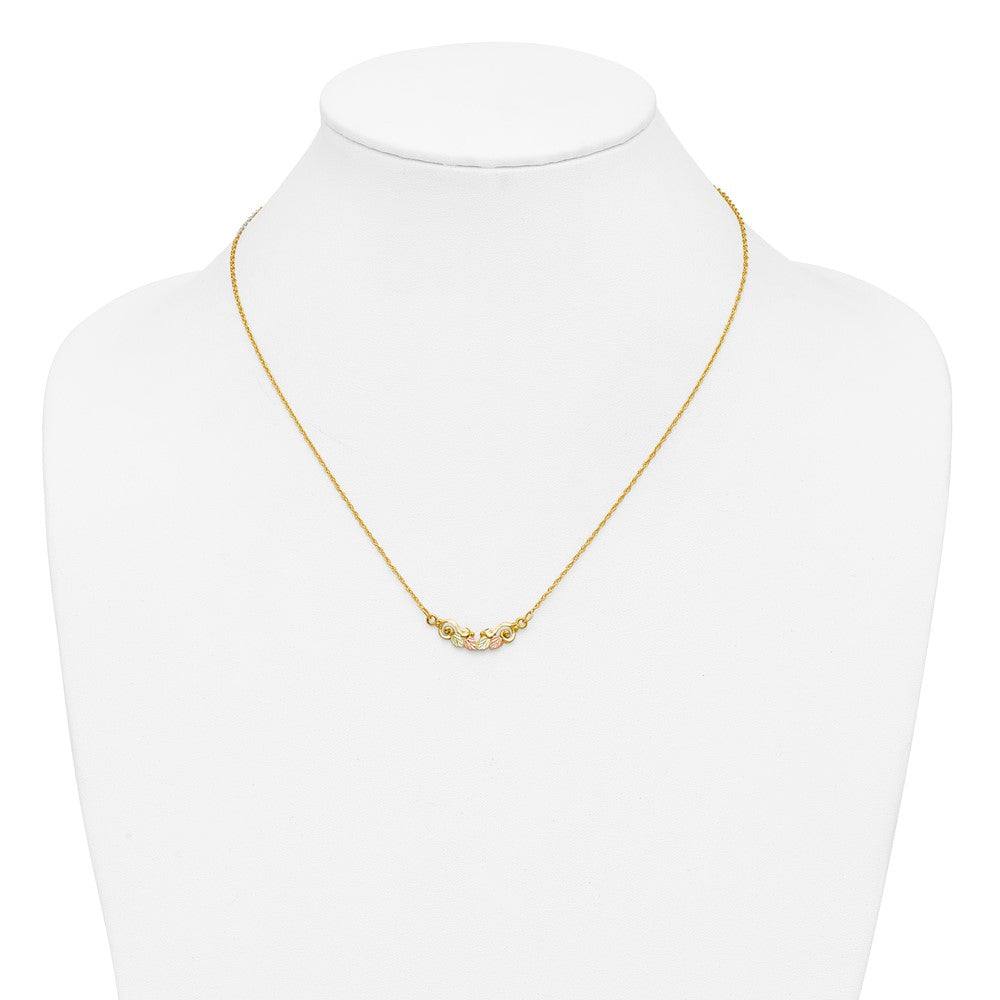 10k Tri Color Tri-color Black Hills Gold Necklace
