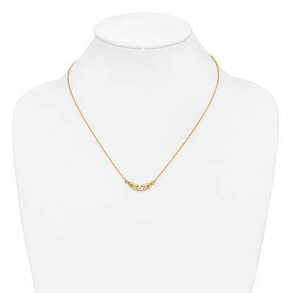 10k Tri Color Tri-color Black Hills Gold Necklace