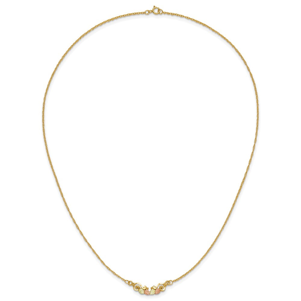 10k Tri Color Tri-color Black Hills Gold Necklace