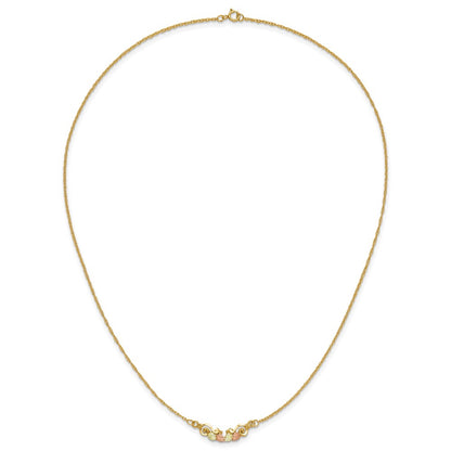 10k Tri Color Tri-color Black Hills Gold Necklace