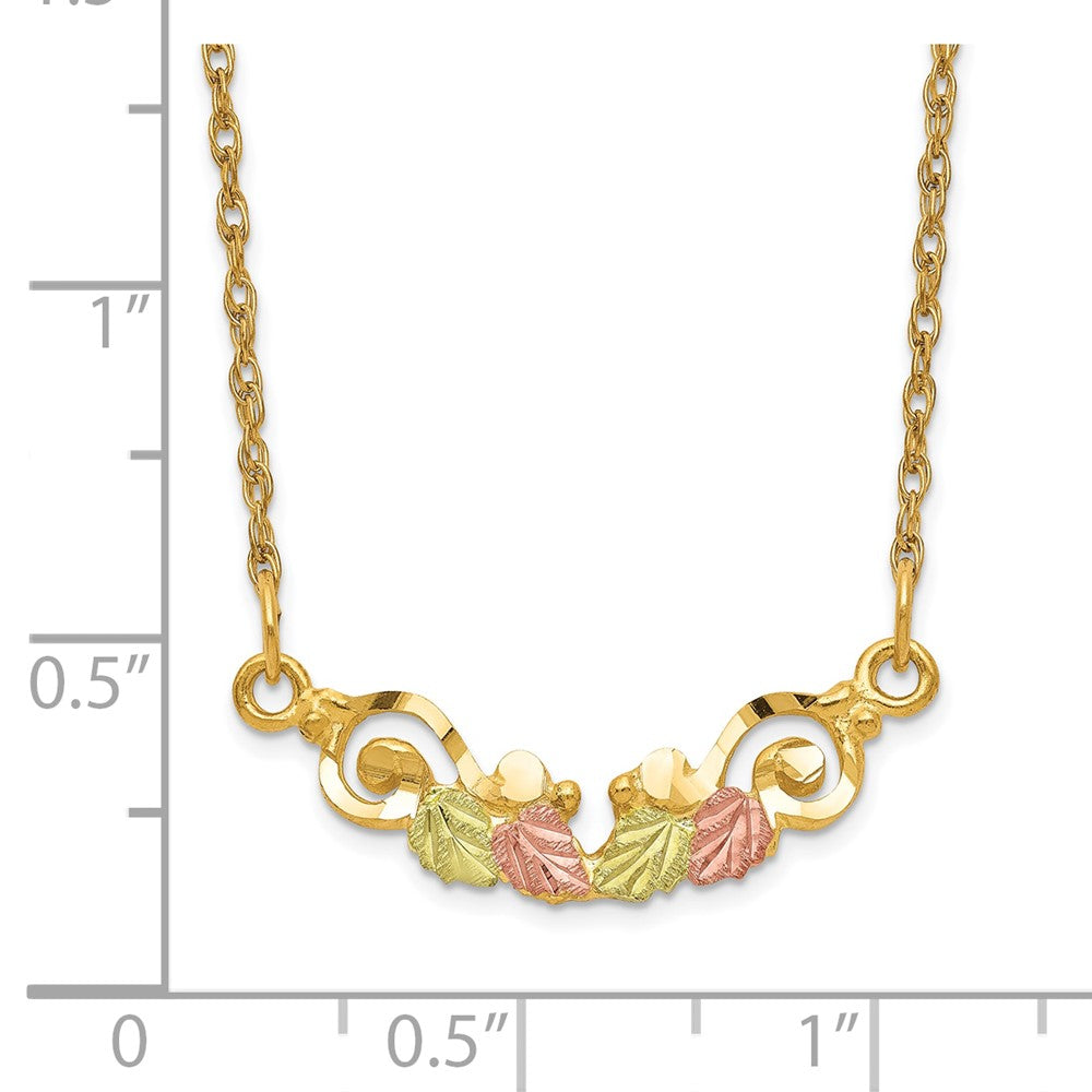 10k Tri Color Tri-color Black Hills Gold Necklace