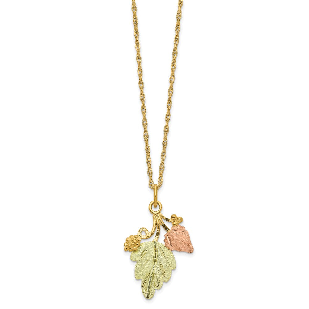 10k Tri Color Tri-color Black Hills Gold Necklace