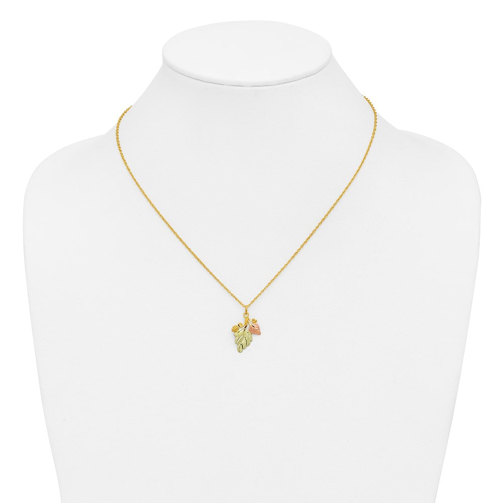 10k Tri Color Tri-color Black Hills Gold Necklace