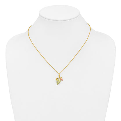 10k Tri Color Tri-color Black Hills Gold Necklace