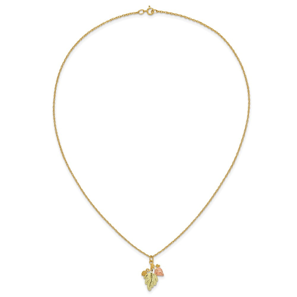 10k Tri Color Tri-color Black Hills Gold Necklace