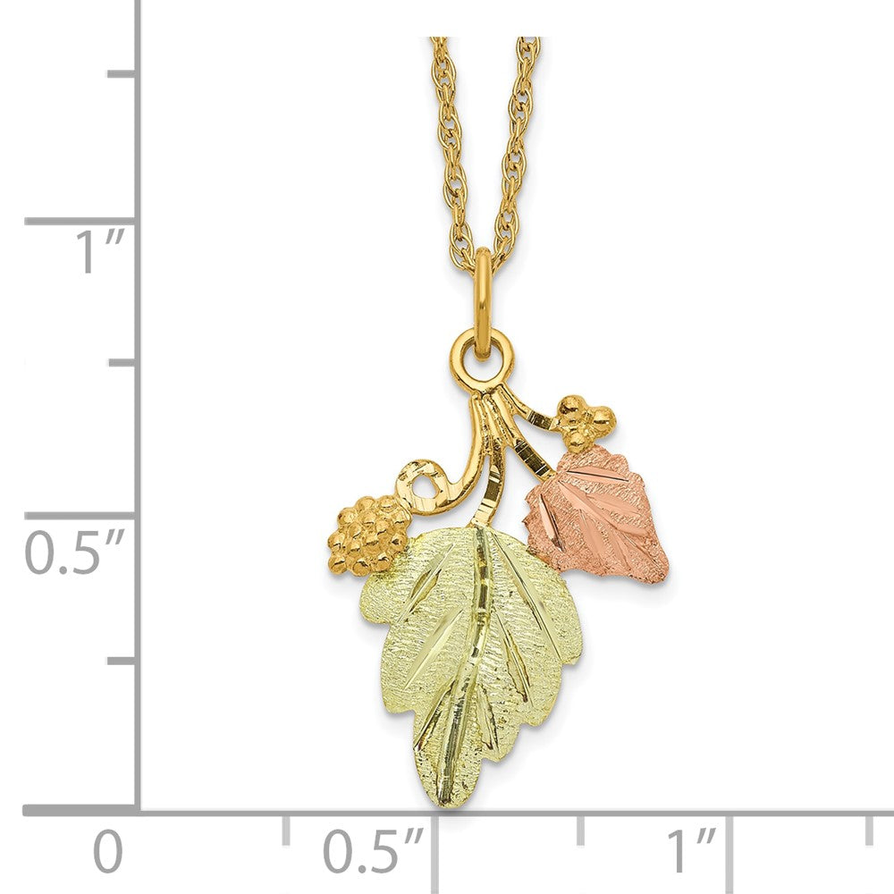10k Tri Color Tri-color Black Hills Gold Necklace