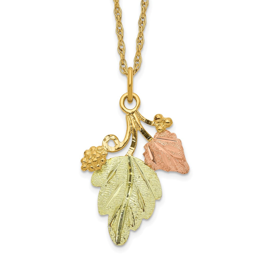 10k Tri Color Tri-color Black Hills Gold Necklace