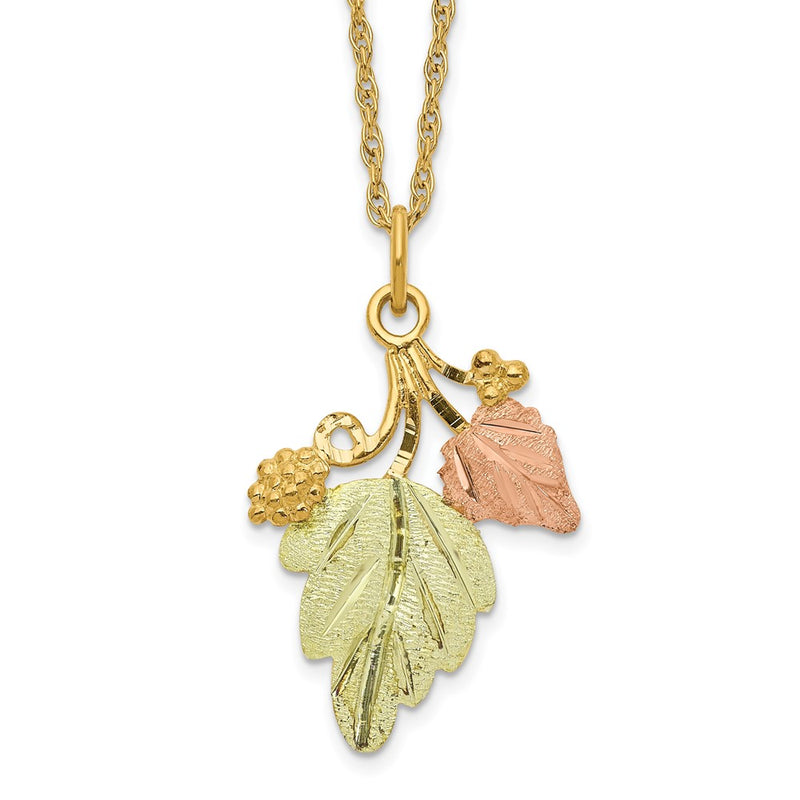 10k Tri Color Tri-color Black Hills Gold Necklace