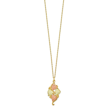10k Tri Color Tri-color Black Hills Gold Necklace
