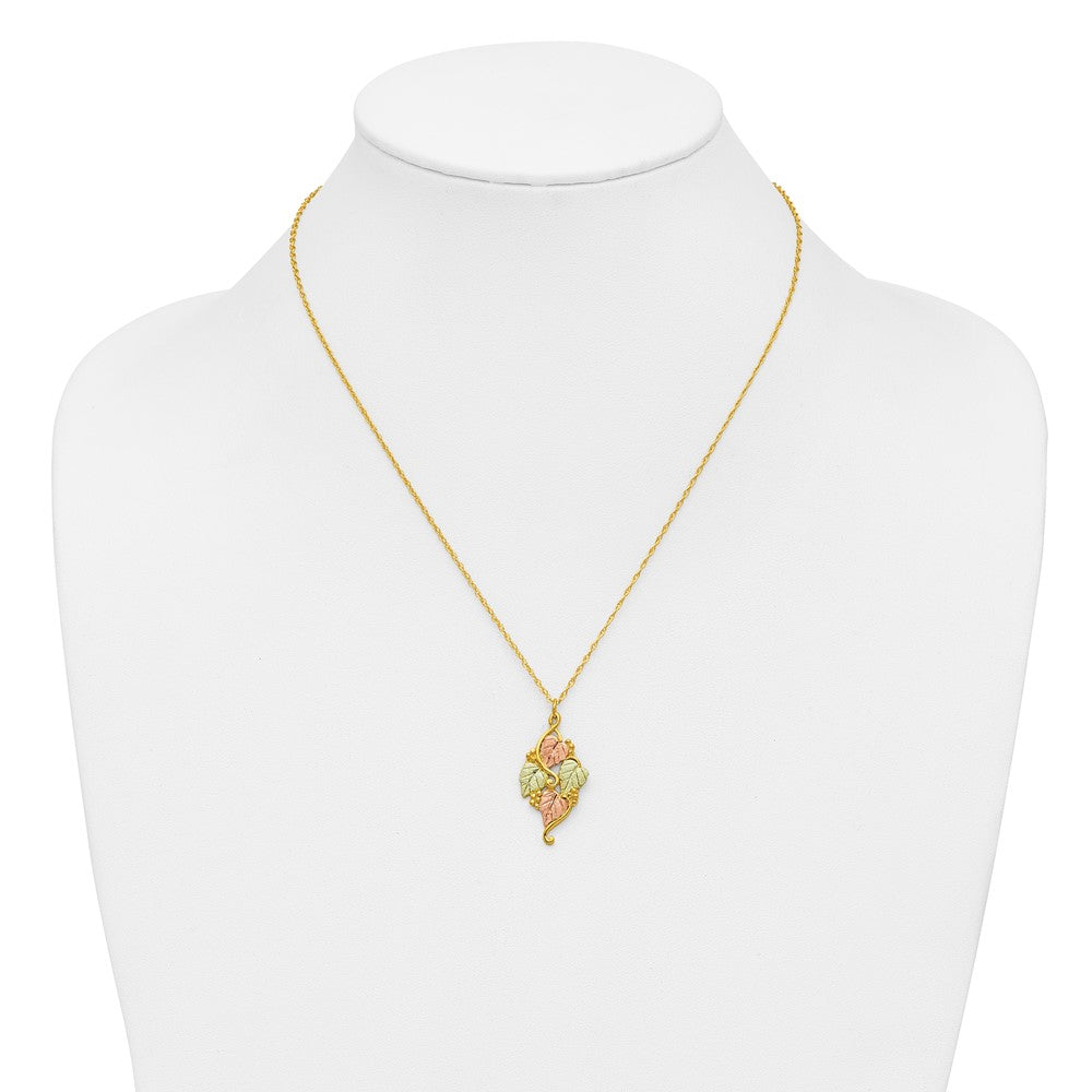 10k Tri Color Tri-color Black Hills Gold Necklace