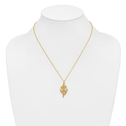 10k Tri Color Tri-color Black Hills Gold Necklace